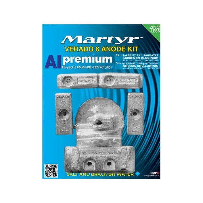 Kit anodes pour moteurs hors-bord