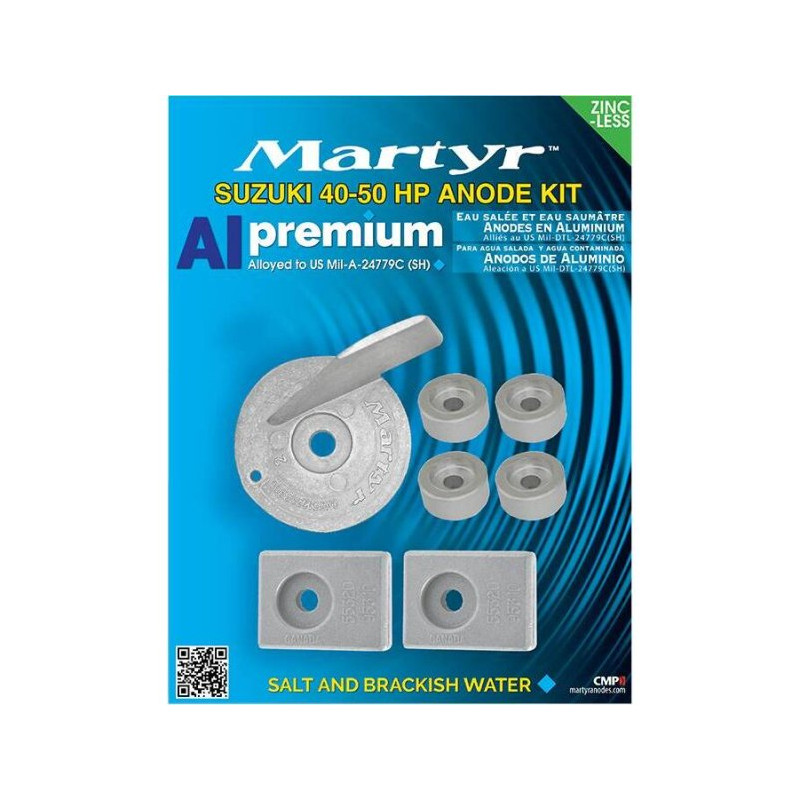 Kit anodes pour moteurs hors-bord