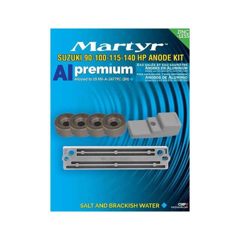 Kit anodes pour moteurs hors-bord