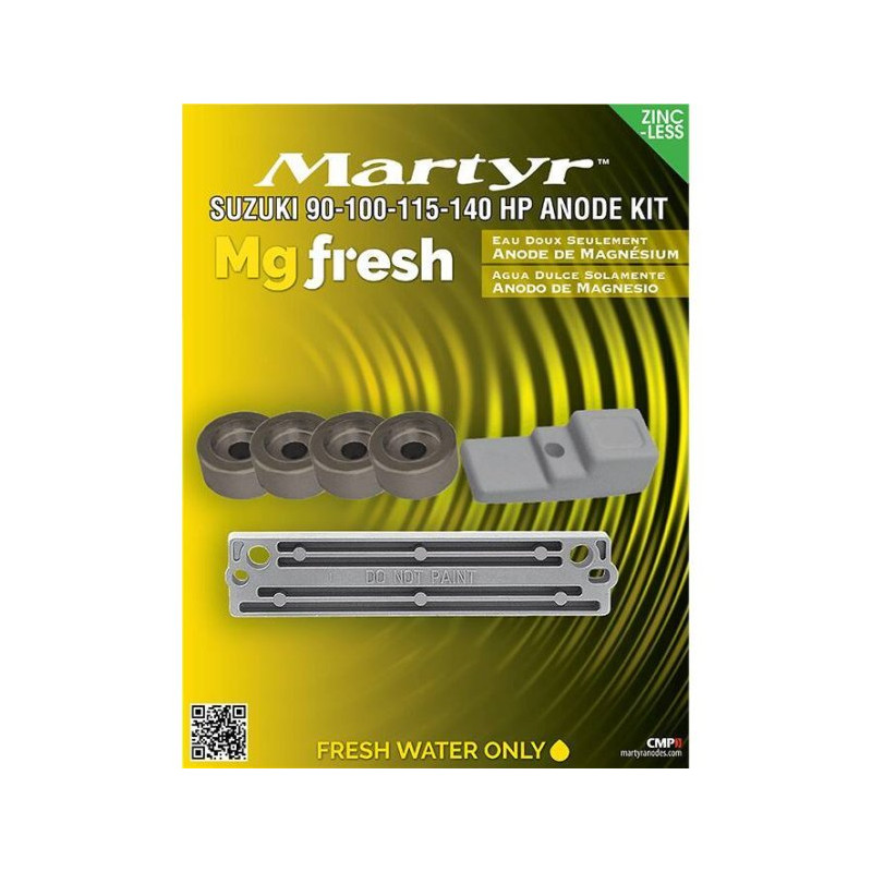 Kit anodes pour moteurs hors-bord