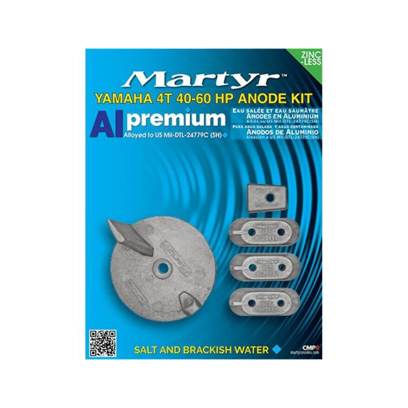 Kit anodes pour moteurs hors-bord