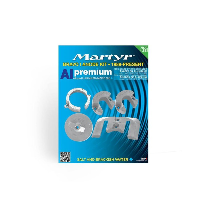 kit anodes embases inboard - MARTYR