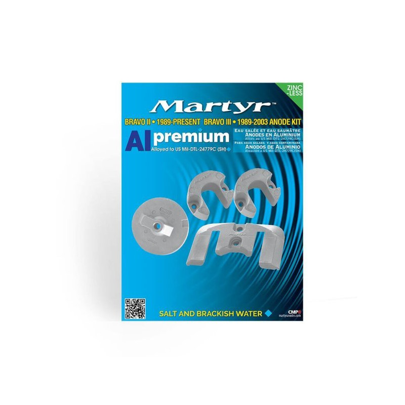 kit anodes embases inboard - MARTYR