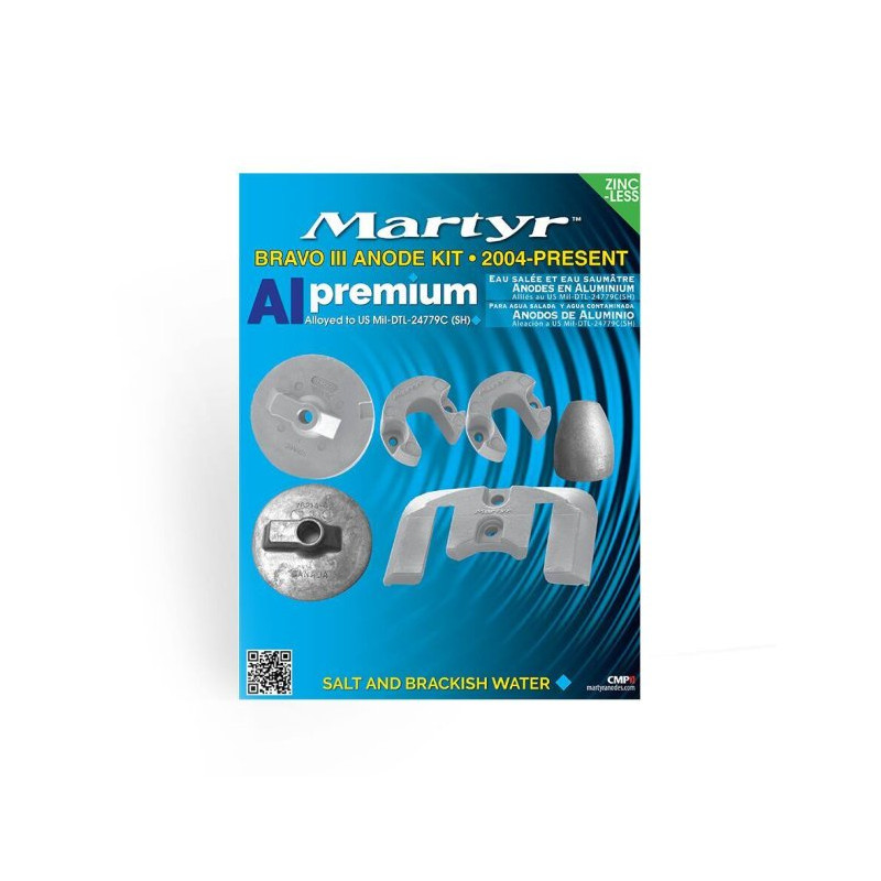 kit anodes embases inboard - MARTYR