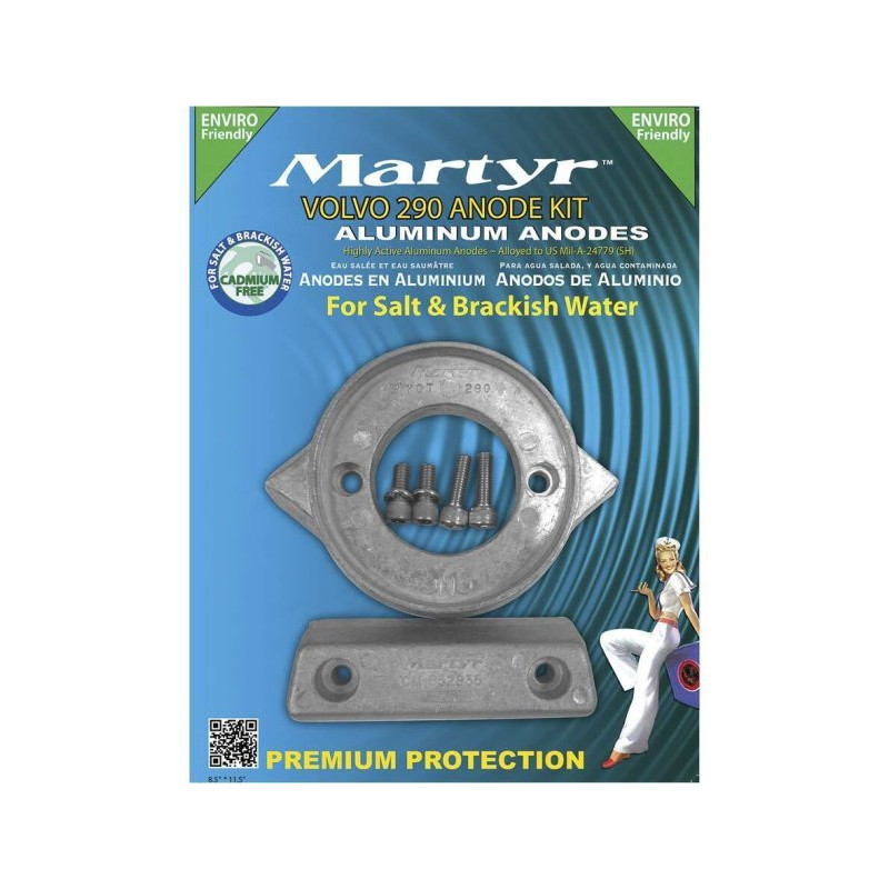 kit anodes embases inboard - MARTYR