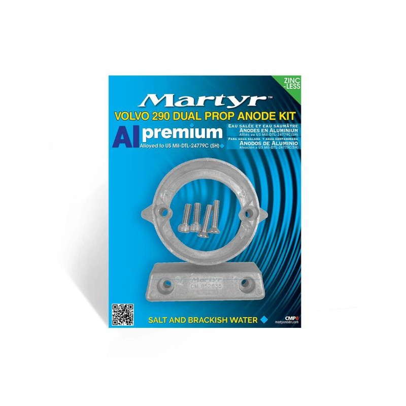 kit anodes embases inboard - MARTYR