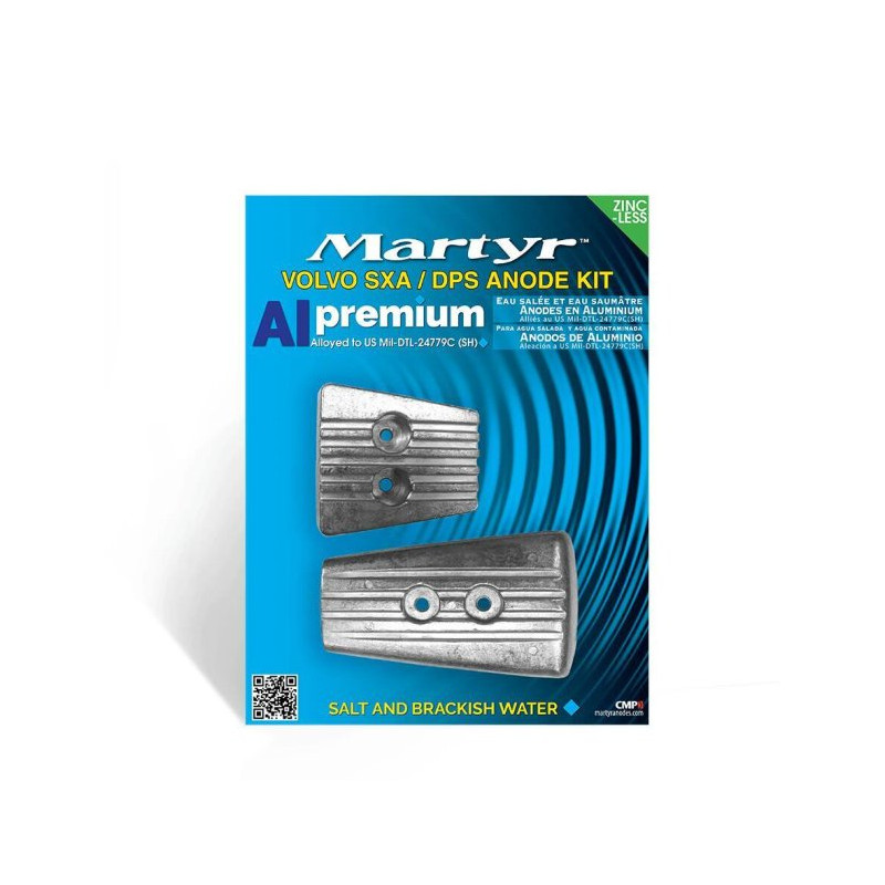 kit anodes embases inboard - MARTYR