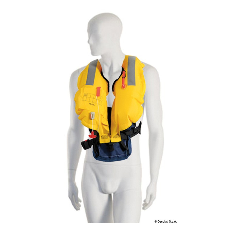 Bouée couronne ceinture autogonflable 150 N (EN ISO 12402-3)