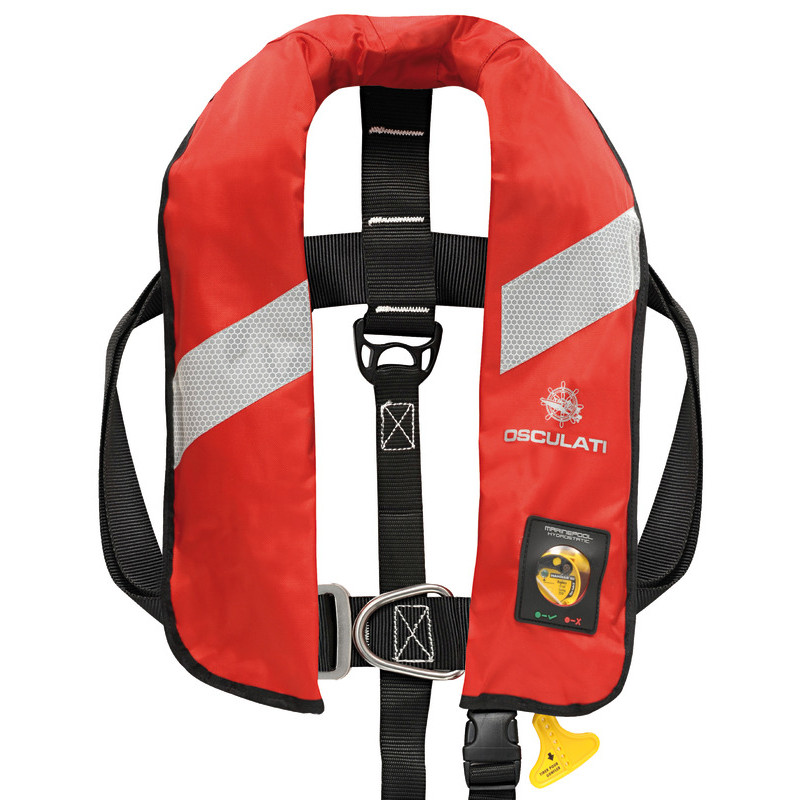 Gilet autogonflable 'Security' avec gonflage automatique hydrostatique HAMMAR - 165 N (EN ISO 12402-3)