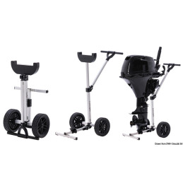 Support moteur ODESEA TX-65 avec roues et pliable