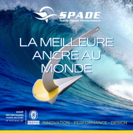 Ancre Spade aluminium - Mouillage secondaire