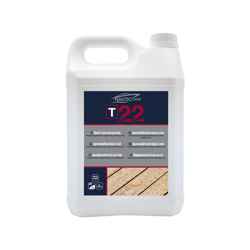 Imperméabilisant pour bois et teck 1- NAUTIC CLEAN T22