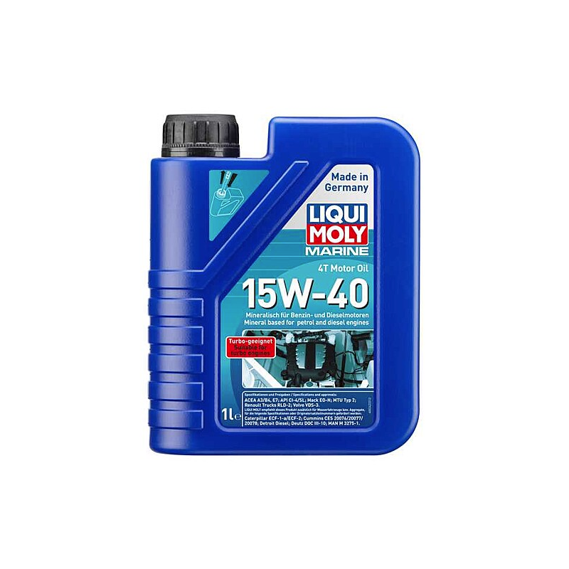Huile Moteur Marine LIQUI MOLY 4T 15W-40 - Minérale Haute Qualité