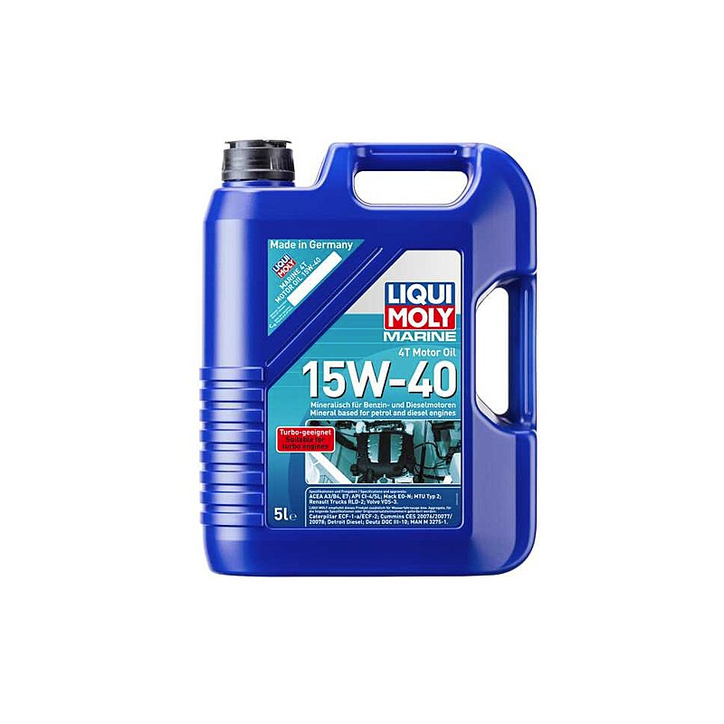 Huile Moteur Marine LIQUI MOLY 4T 15W-40 - Minérale Haute Qualité