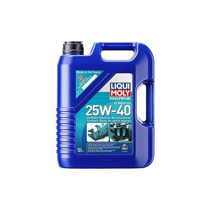 Huile Moteur Marine LIQUI MOLY 25W-40 - Protection Synthétique 4T