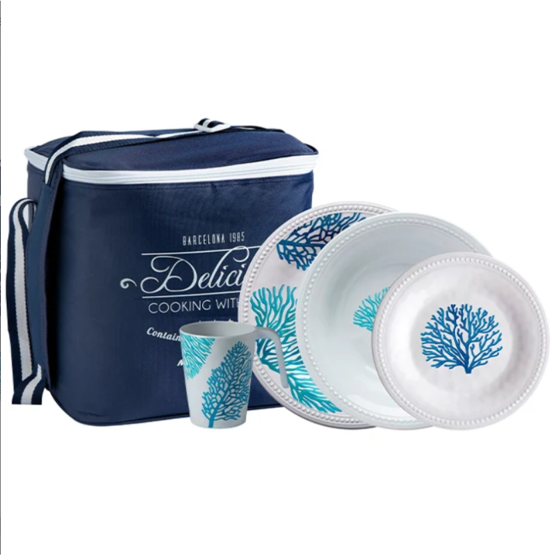 Pack Vaisselle en mélaminé Harmony – 24 pces / 6 pers.