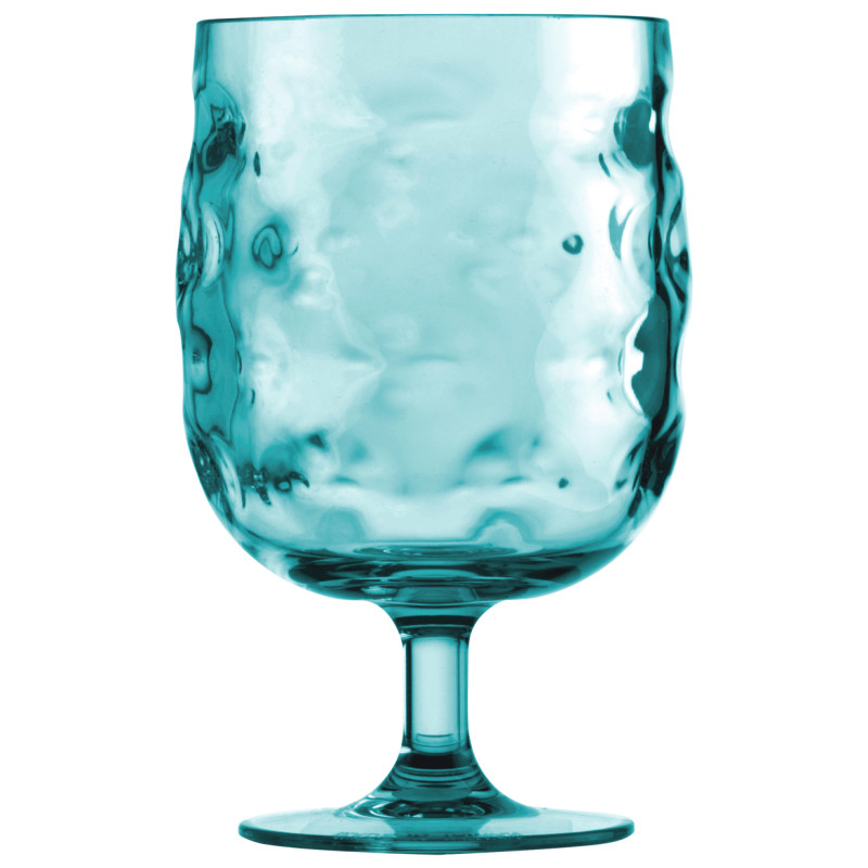 6 Verres à pied Moon Turquoise - Marine Business
