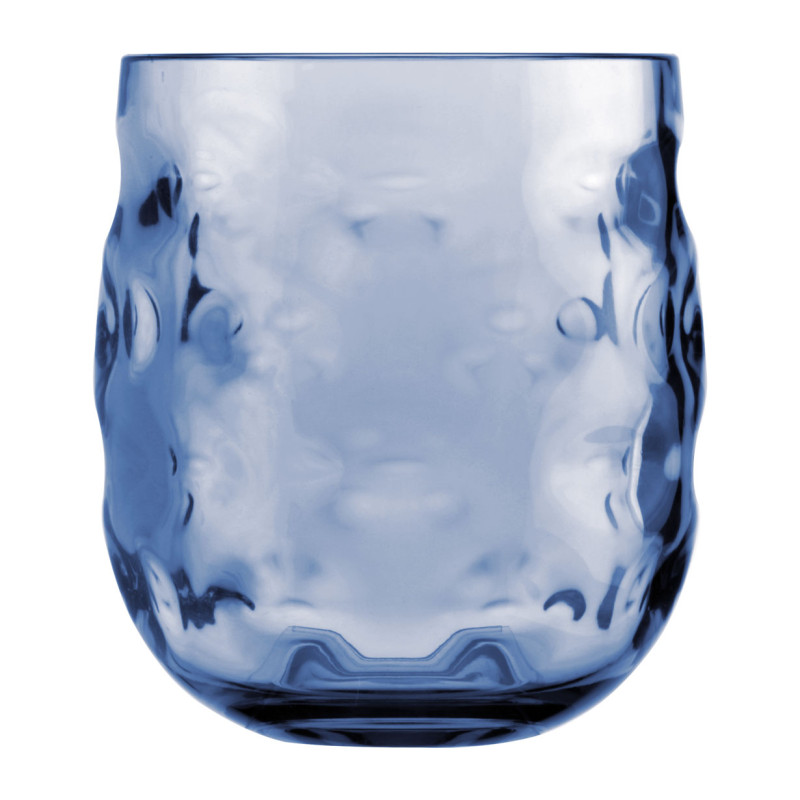 6 Verres à eau Moon Bleu - Marine Business