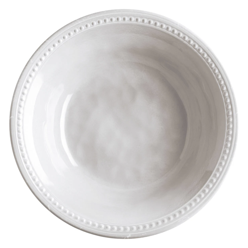 6 Assiettes creuses Mélaminé Blanc Harmony Perla | MARINE BUSINESS