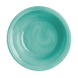 6 Assiettes creuses Mélaminé Turquoise Harmony Perla | MARINE BUSINESS