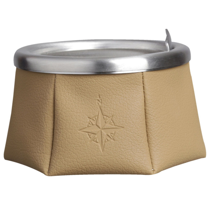 Cendrier Marron avec Couvercle Windproof | MARINE BUSINESS
