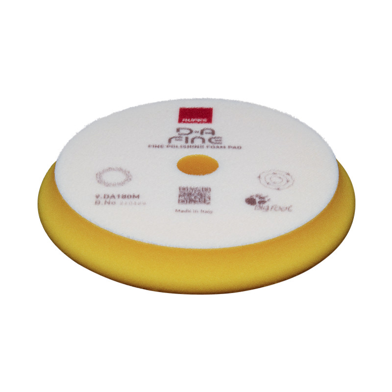 Tampon de polissage mousse D-A FINE Jaune RUPES