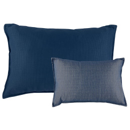 Coussin et Oreiller Aruba Bleu marine - Marine Business (Set de 2)