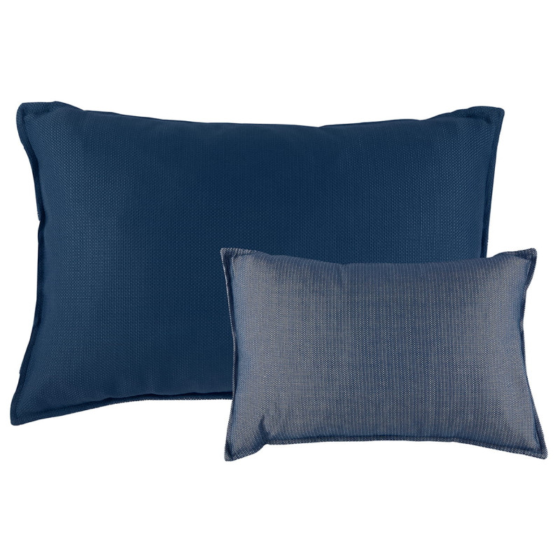 Coussin et Oreiller Aruba Bleu marine - Marine Business (Set de 2)