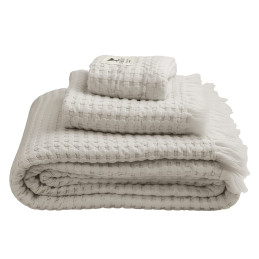 Lot 3 serviettes Beige Sea...