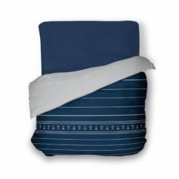 Édredon léger Bleu marine Santorini - Marine Business