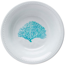 6 Assiettes Creuses en mélaminé Harmony Mare - Marine Business