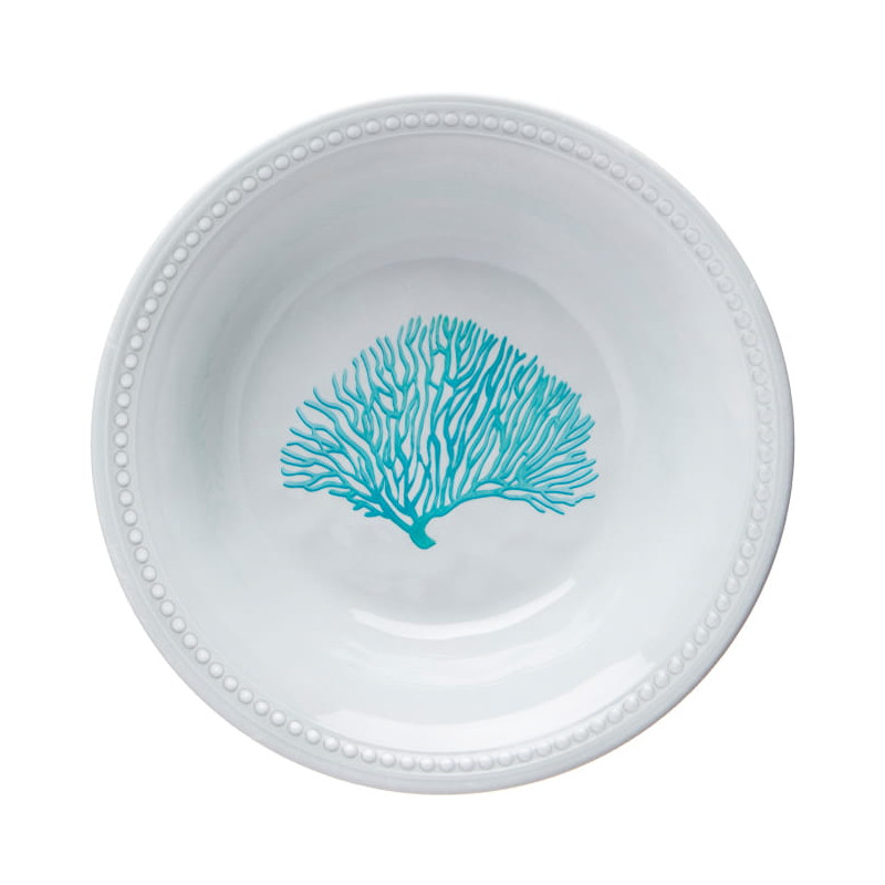 6 Assiettes Creuses en mélaminé Harmony Mare - Marine Business