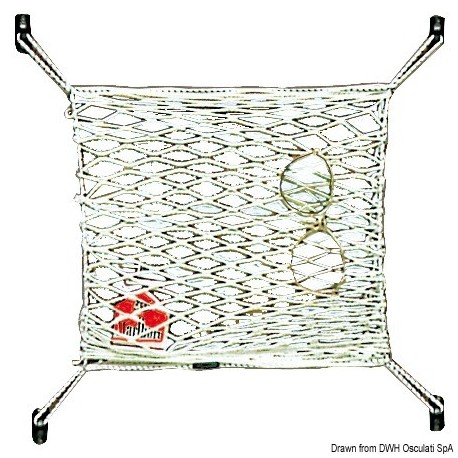 Filet élastique en nylon porte-objets