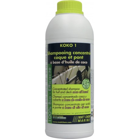MATT CHEM - KOKO ONE - Shampooing concentré pour coque et pont à base d'huile de coco