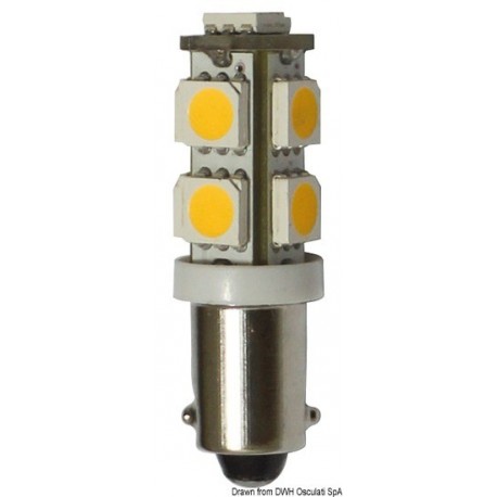 Ampoule LED pour feux courtoisie et navigation - Culot BA9S