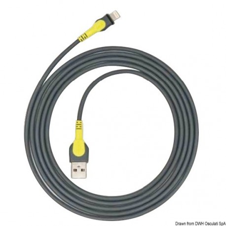 Prise + câble USB étanches IPx6
